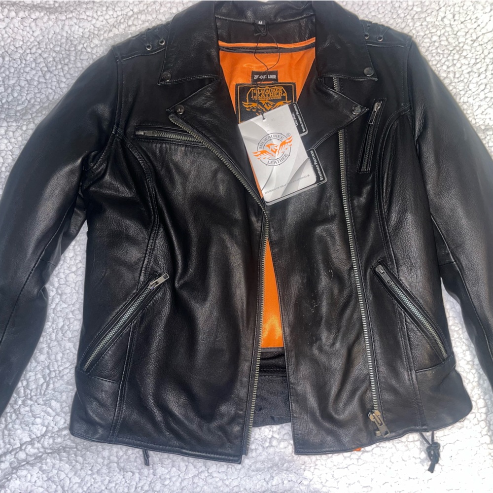 Brand new Milwaukee leather jacket
